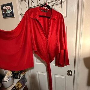 Fashion to Figure Red Blouse